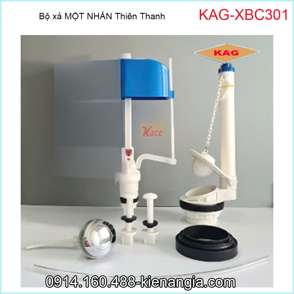 Bộ xà 1 nhấn Thiên Thanh KAG-XBC301 cầu 2 khối xả êm