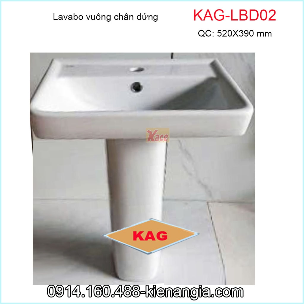 Lavabo chân ĐỨNNG KAG-LBD02