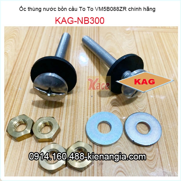 Ốc thùng nước bồn cầu To To VM5B088ZR chính hãng  KAG-NB300