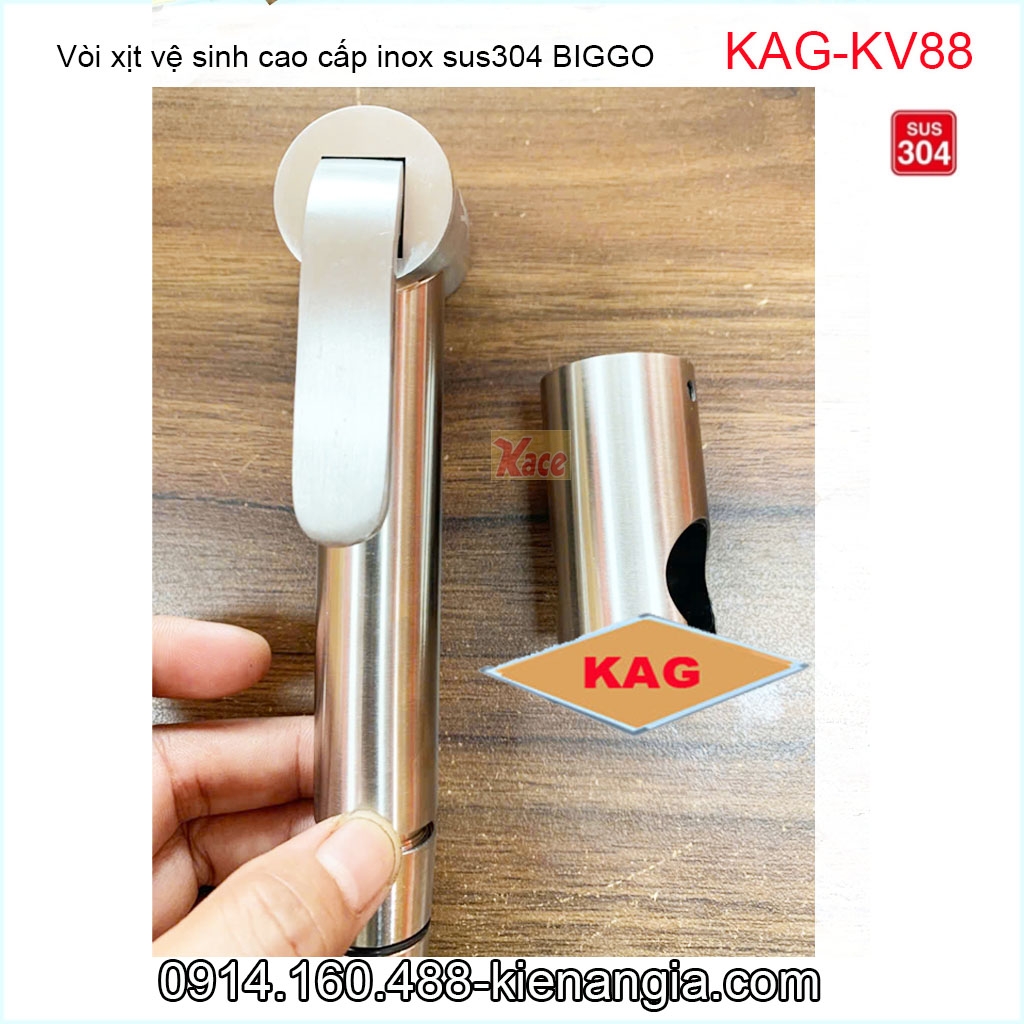 KAG-KV88-Vòi xịt vệ sinh inox sus304 BIGGO-KAG-KV88-1