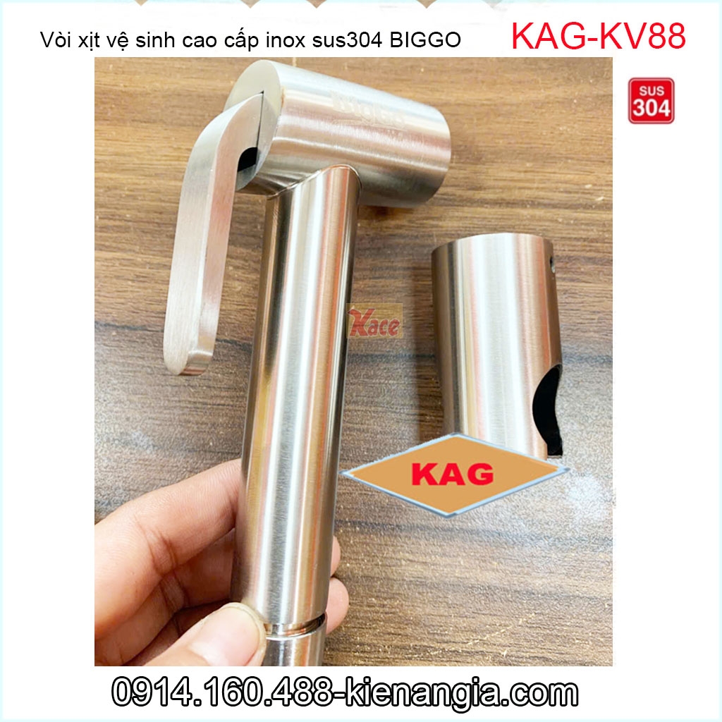 KAG-KV88-Vòi xịt vệ sinh inox sus304 BIGGO-KAG-KV88-2