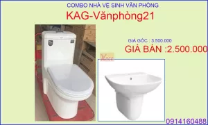 Combo phòng tắm văn phòng, quán ăn, nhà hàng  KAG-Vanphong21