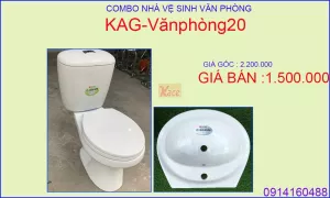 Combo phòng tắm văn phòng, quán ăn, nhà hàng KAG-Vanphong20