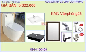 Combo phòng tắm văn phòng, quán ăn, nhà hàng KAG-Vanphong25