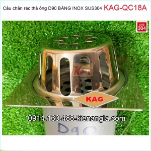 Quả  cầu chắn rác đế vuông 12x12xD90/114 KAG-QC18a