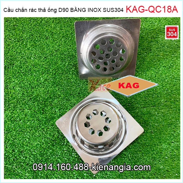 KAG-QC18-Cầu chắn rác thả ống D90 bằng Inox sus304-KAG-QC18A-7 copy