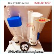 Bộ xả 2 nhấn phổ thông bồn cầu 2 khối KAG-RT1227
