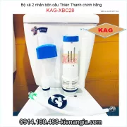 Bộ xả 2 NHẤN bồn cầu Thiên Thanh chính hãng KAG-XBC28
