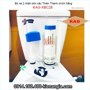 Bộ xả 2 NHẤN bồn cầu Thiên Thanh chính hãng KAG-XBC28