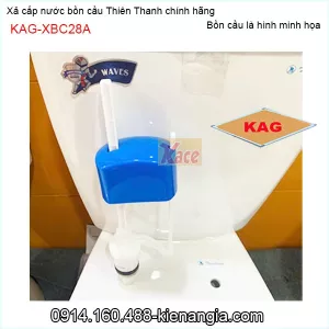Xả cấp nước bồn cầu Thiên Thanh chính hãng KAG-XBC28A