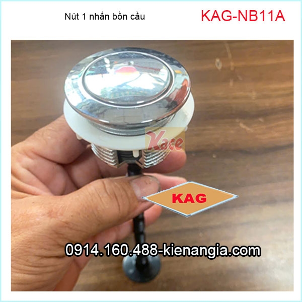 Nút 1 nhấn tròn bàn cầu KAG-NB11A