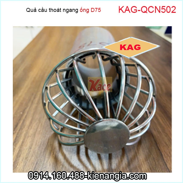KAG-QCN502-Qua-cau-luoi-thoat-ngang-inox SUS304 -ong -D75-KAG-QCN502 copy