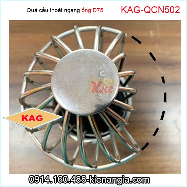 KAG-QCN502-Qua-cau-luoi-thoat-ngang-inox SUS304 -ong -D75-KAG-QCN502-3 copy