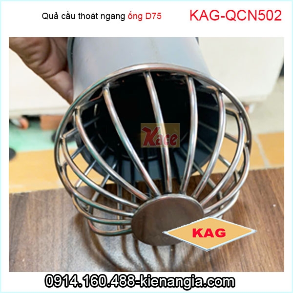KAG-QCN502-Qua-cau-luoi-thoat-ngang-inox SUS304 -ong -D75-KAG-QCN502-4 copy