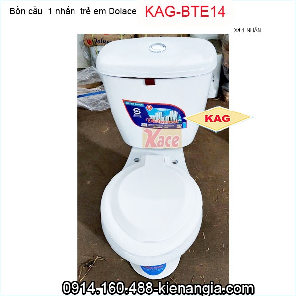 Bồn cầu trẻ em 1 nhấn Dolacera KAG-BTE14