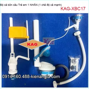 Bộ xả 1 NHẤN bồn cầu trẻ em tốt KAG-XBC17
