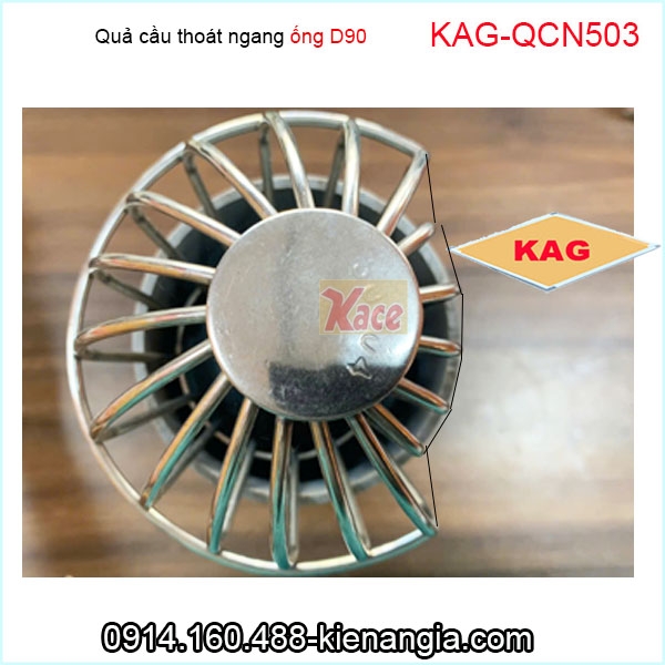 KAG-QCN503-Qua-cau-luoi-thoat-ngang-inox SUS304 -ong -D90-KAG-QCN503 copy