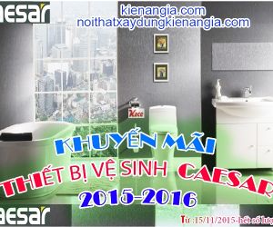 BỒN CẦU 1 KHỐI CAESAR 2015-2016 CHÍNH HÃNG GIÁ TỐT