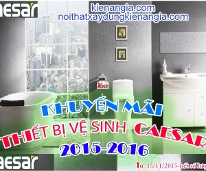 BỒN CẦU 1 KHỐI CAESAR 2015-2016 CHÍNH HÃNG GIÁ TỐT