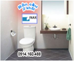 BỒN CẦU INAX 2 KHỐI KHÁNG KHUẨN PROGUARD
