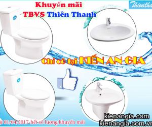 KHUYẾN MÃI BỒN CẦU 2 KHỐI GIÁ RẺ THIÊN THANH