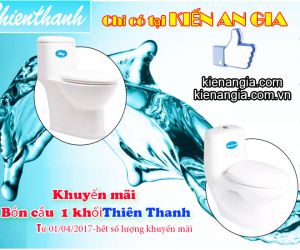 KHUYẾN MÃI BỒN CẦU 1 KHỐI THIÊN THANH