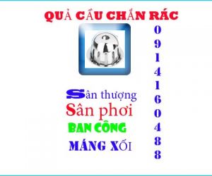 CẦU CHẮN RÁC SÂN THƯỢNG INOX SUS304