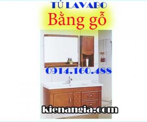 TỦ LAVABO BẰNG GỖ CHỊU NƯỚC