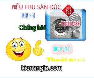 THOÁT SÀN PHÒNG TẮM INOX 304 ĐÚC CHỐNG HÔI