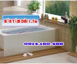 BỒN TẮM CHÂN YẾM VIỆT MỸ DÀI 1,7M ĐẸP