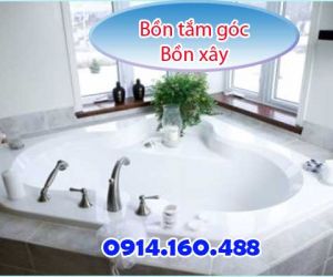BỒN TẮM GÓC BỒN XÂY VIỆT MỸ ACRYLIC