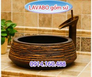 CHẬU LAVABO GỐM SỨ MỸ THUẬT