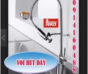 VÒI RỬA CHÉN RÚT DÂY TEKA