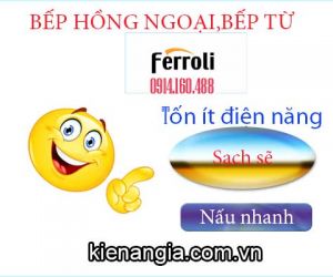 BẾP ĐIỆN HỒNG NGOẠI KẾT HỢP BẾP TỪ FERROLLI