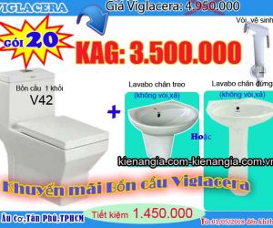 KHUYẾN MÃI BỒN CẦU LIỀN KHỐI VIGLACERA