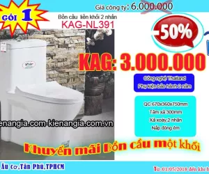 KHUYẾN MÃI 2018 BỒN CẦU 1 KHỐI GIÁ RẺ