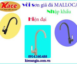 VÒI BẾP SƠN GIẢ ĐÁ NHẬP KHẨU MALLOCA