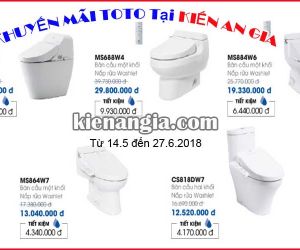 BỒN CẦU 1 KHỐI TOTO KHUYẾN MÃI