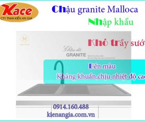 CHẬU RỬA CHÉN GRANITE MALLOCA NHẬP KHẨU