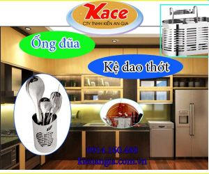 ỐNG ĐŨA,MUỖNG,KỆ DAO THỚT ĐA NĂNG INOX304