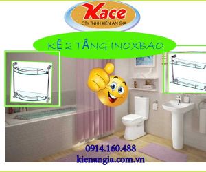 KỆ 2 TẦNG KIẾNG CƯỜNG LỰC,INOX304 INOXBAO CAO CẤP PHÒNG TẮM