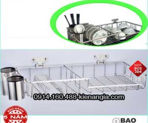 KỆ CHÉN DĨA INOXBAO TREO TƯỜNG VC3070,VTL370 SUS304