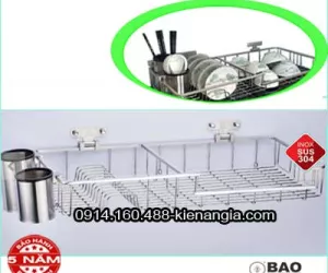 KỆ CHÉN DĨA INOXBAO TREO TƯỜNG VC3070,VTL370 SUS304