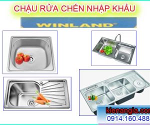 CHẬU RỬA CHÉN INOX WINLAND NHẬP KHẨU 2019 GIÁ RẺ