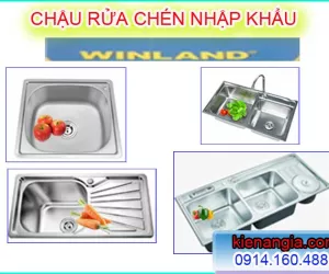 CHẬU RỬA CHÉN INOX WINLAND NHẬP KHẨU 2019 GIÁ RẺ