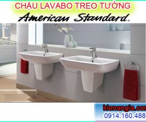 LAVABO CHÂN LỬNG,CHẬU RỬA MẶT CHÂN TREO AMERICAN STANDARD