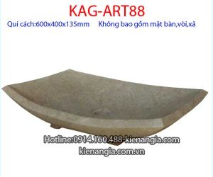 CHẬU LAVABO MỸ THUẬT ĐÁ TỰ NHIÊN ĐỘC LẠ 2019