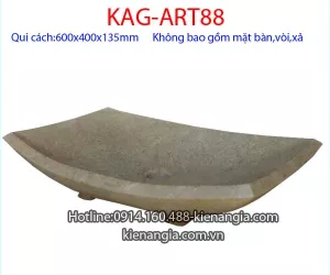 CHẬU LAVABO MỸ THUẬT ĐÁ TỰ NHIÊN ĐỘC LẠ 2019