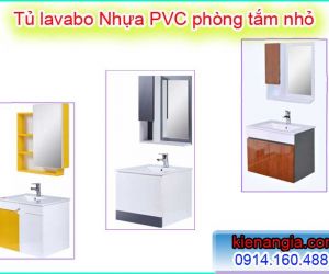 TỦ LAVABO NHỎ ĐẸP BẰNG NHỰA PVC CHỊU NƯỚC