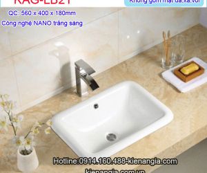 CHẬU LAVABO ÂM BÀN 2019 PHỔ THÔNG GIÁ RẺ